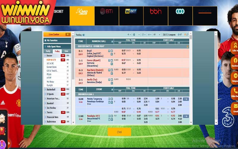 Hướng dẫn đọc kèo Odds trên bảng tỷ lệ kèo